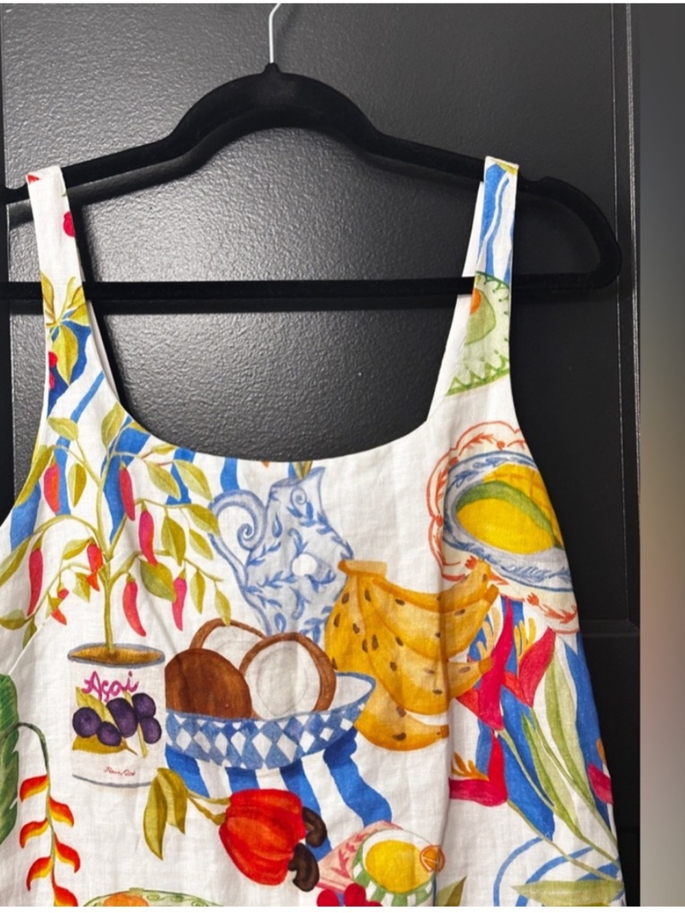 FARM Rio White Multicolor Fruit-Print Mini Dress - Picture 4 of 11
